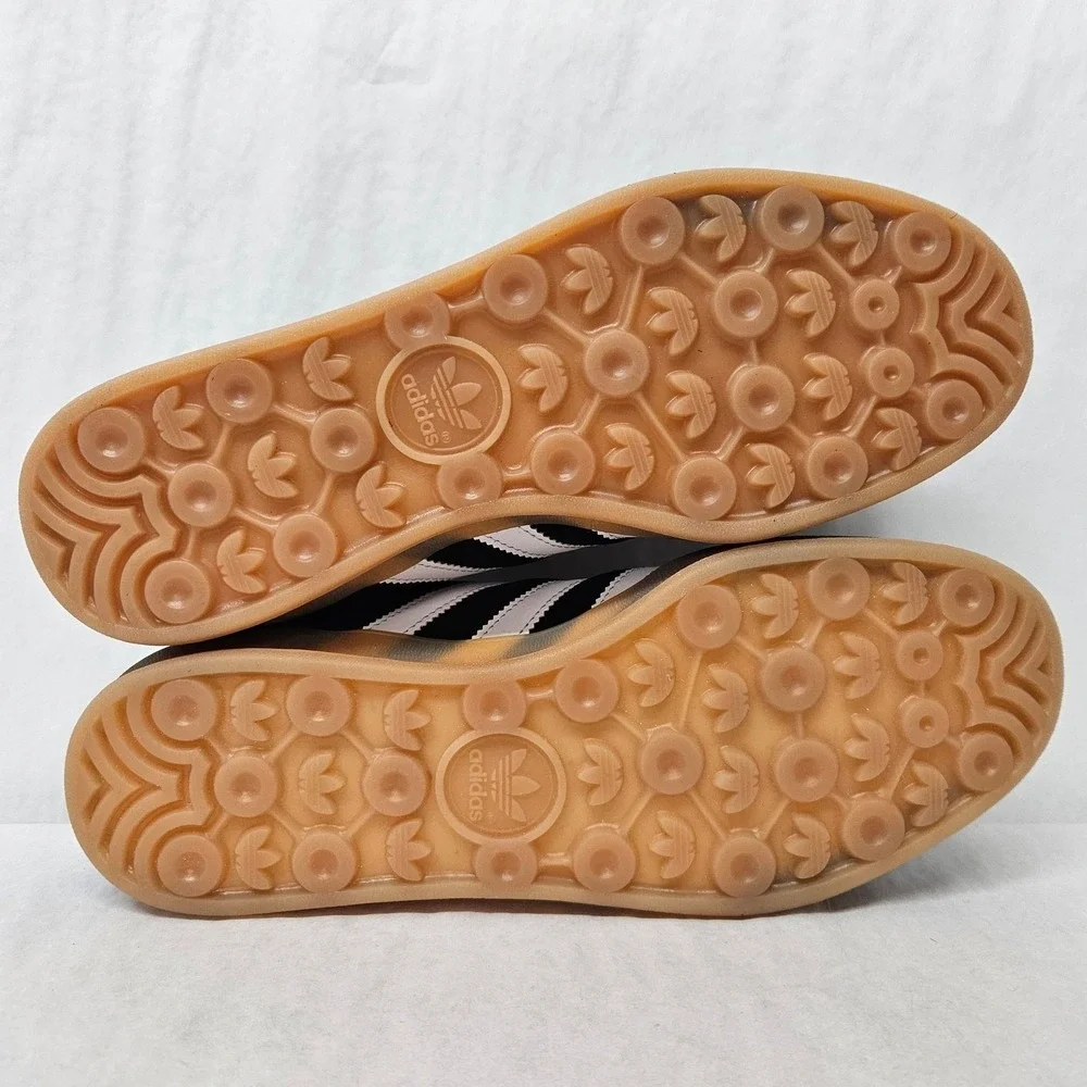 Adidas Gazelle Indoor Casual‎ Sneakers JI2060 Core Black White Gum Men Size 9